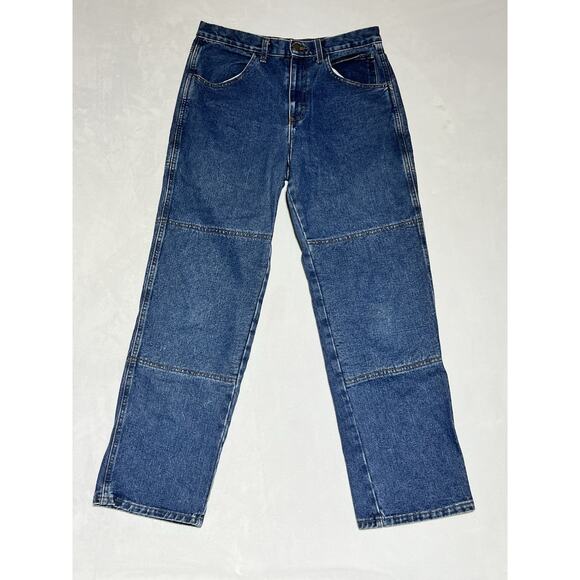 Vintage Draggin Jeans Mens 32X30 Lined Utility Motorcycle Workwear Denim - Picture 1 of 12